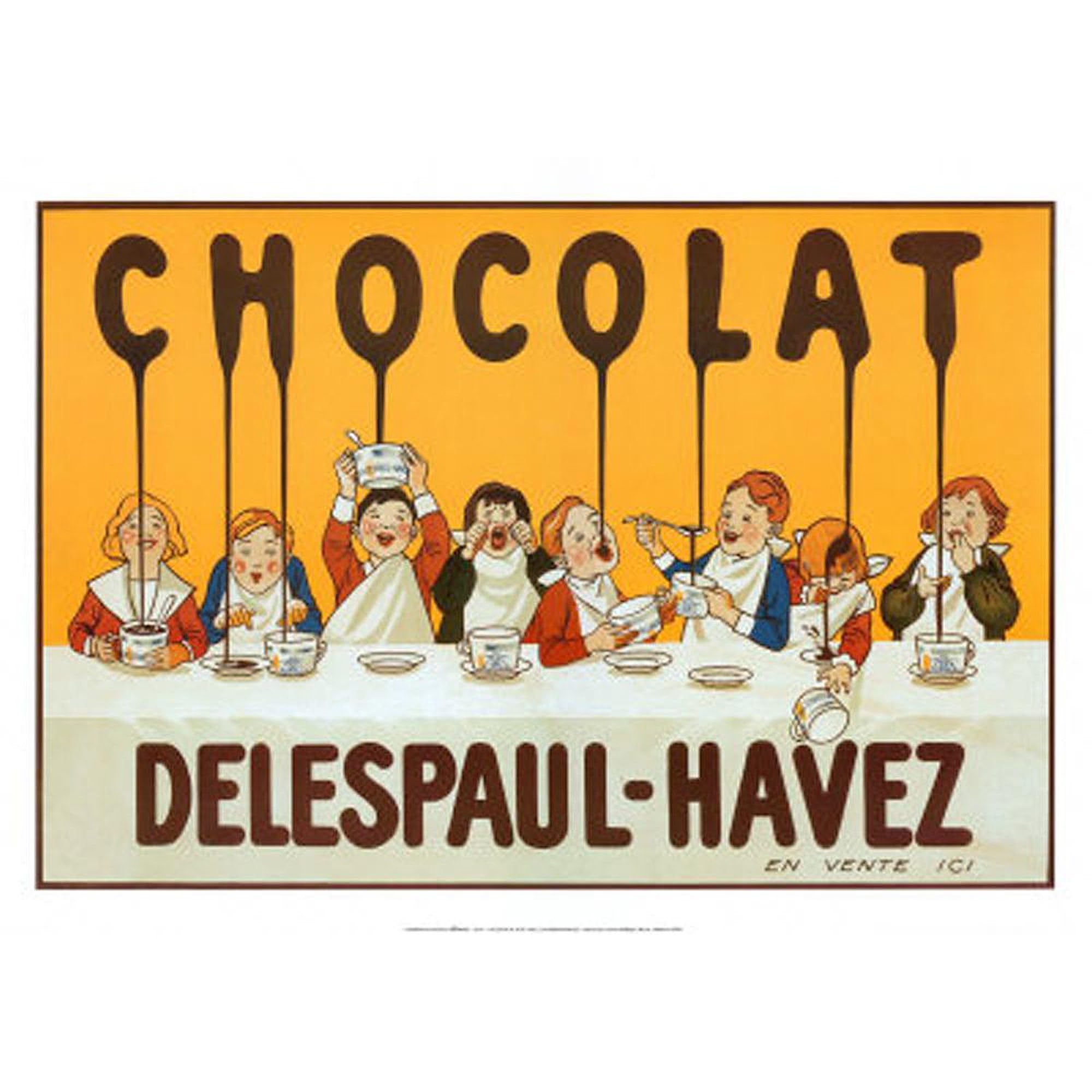 Amazon.com | CafePress Chocolat, Delespaul Havez, Vintage Poster